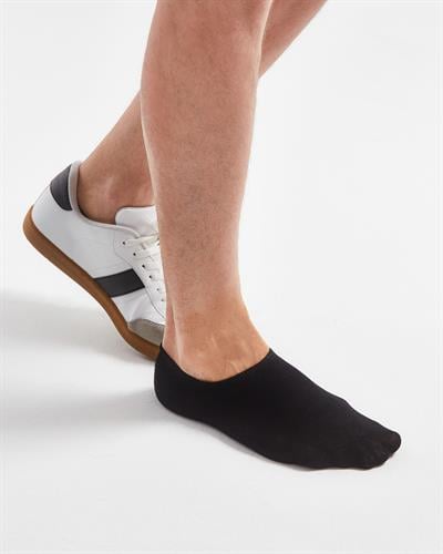 Unisex Premium Dikişsiz 3lü Görünmez Çorap Siyah 