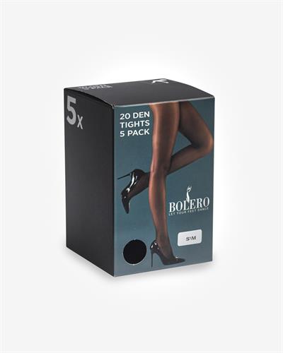 Kadın Fit 20 5li Külotlu Çorap Siyah 