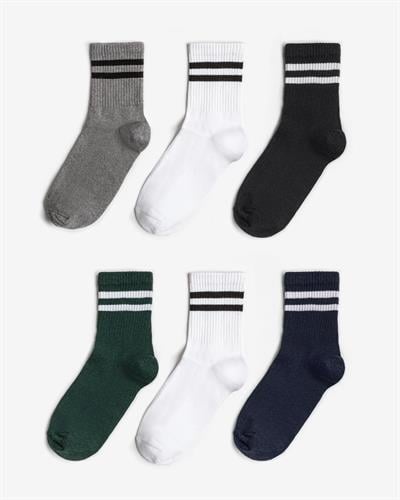 6lı Erkek Çemberli Kolej Çorabı