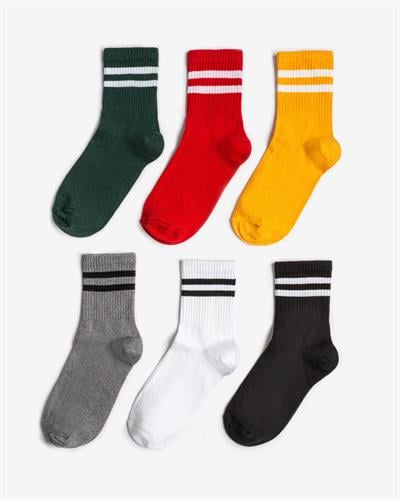 Kadın Çemberli Kolej Çorabı 6lı