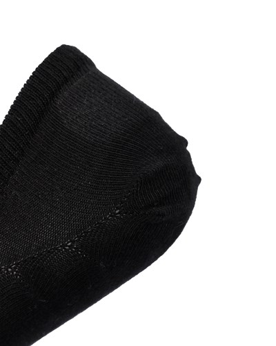 Unisex Premium Dikişsiz Görünmez Çorap Siyah