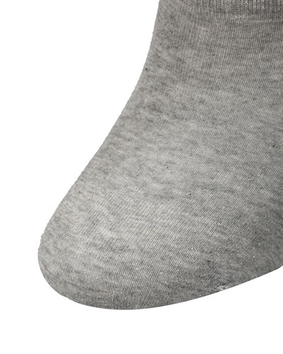 Unisex Premium Dikişsiz Görünmez Çorap Gri