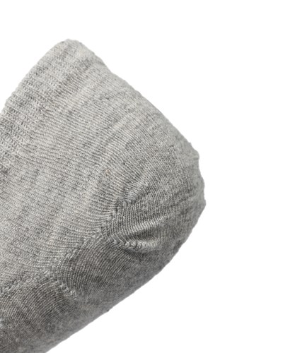 Unisex Premium Dikişsiz Görünmez Çorap Gri