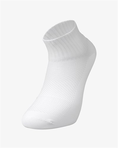 Erkek Dikişsiz DRY-FİT Kısa Spor Çorap Beyaz