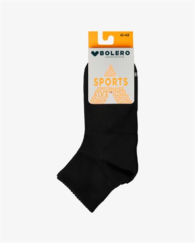 Erkek Dikişsiz DRY-FİT Kısa Spor Çorap Siyah