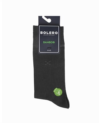 Erkek Premium Dikişsiz Bambu Çorap Füme Çarpı Desen