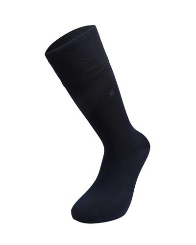 Erkek Premium Dikişsiz Bambu Çorap Lacivert Çarpı Desen