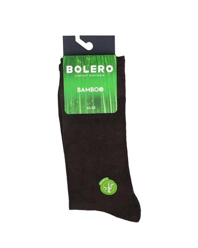 Erkek Dikişsiz Bambu Çorap Kahverengi