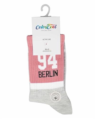 Kadın Berlin Desenli Fitilli Çorap