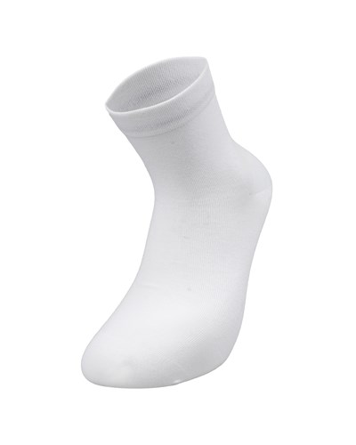 Erkek Premium Dikişsiz Bambu Kısa Konç Çorap Beyaz