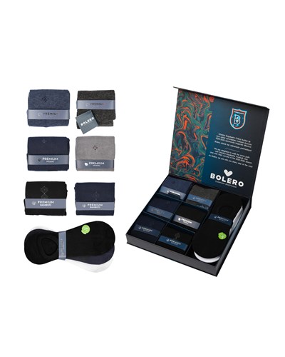 Bolero x Başakşehir Spor Kulübü Sponsorluk 9lu Çorap Seti Kutulu