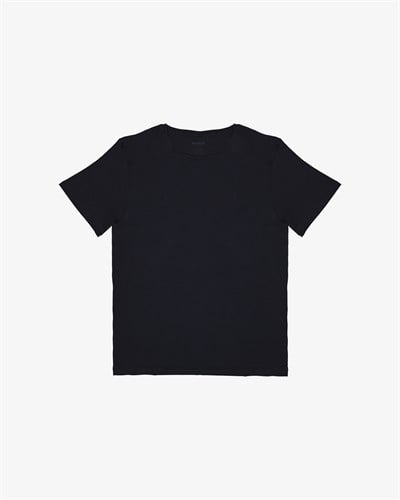 Erkek Premium Micromodal Bisiklet Yaka T-shirt Siyah