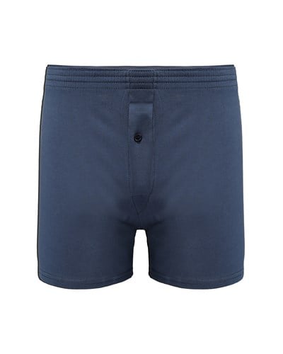 Erkek Havlu Bel Düğmeli Boxer Lacivert