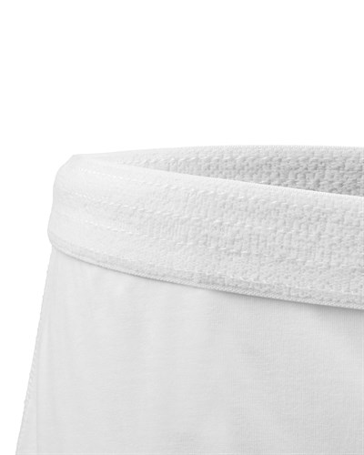 Erkek Havlu Bel Düğmeli Boxer Beyaz