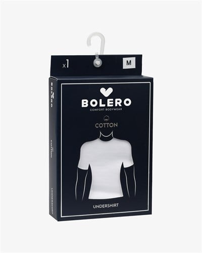 Erkek Penye Fanila Pamuk T-shirt Beyaz