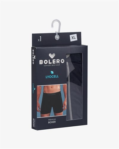 Erkek Premium Lyocel Boxer Lacivert