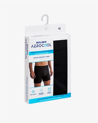 Aerocool Erkek Dikişsiz Boxer Siyah