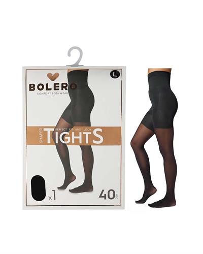 Kadın 40 Den Şekillendirici Külotlu Çorap Siyah