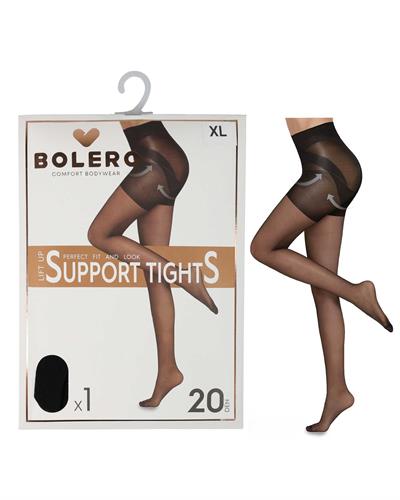 Kadın 20 Den Toparlayıcı Külotlu Çorap Siyah