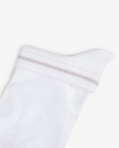 Erkek Premium Dikişsiz Bambu Patik Çorap Beyaz