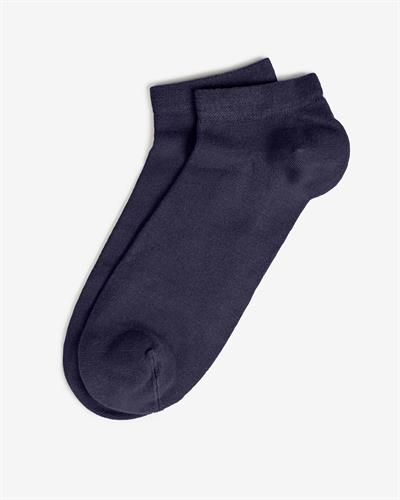 Erkek Premium Dikişsiz Bambu Patik Çorap Lacivert