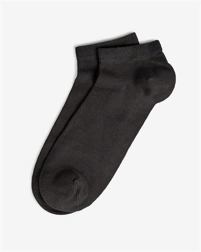 Erkek Premium Dikişsiz Bambu Patik Çorap Siyah