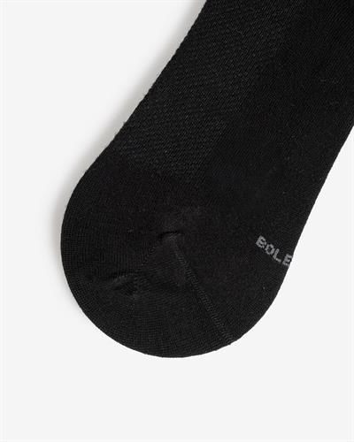 Unisex Premium Dikişsiz Görünmez Bambu Çorap Siyah 