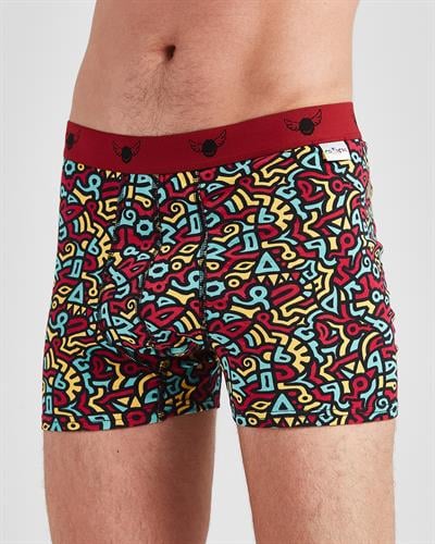 Color Bomb Graffiti Tasarım Boxer ve Çorap