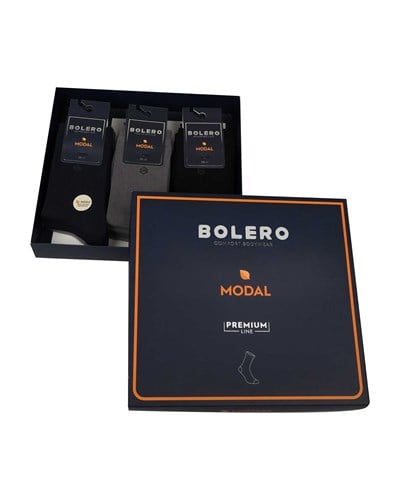 Erkek Premium Dikişsiz 12li Modal Çorap Mix Asorti Gölgeli Kare Desen