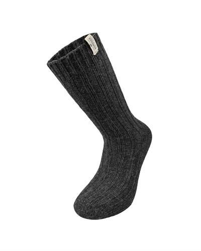 Erkek Alpaka Yün Kışlık Çorap Antrasit