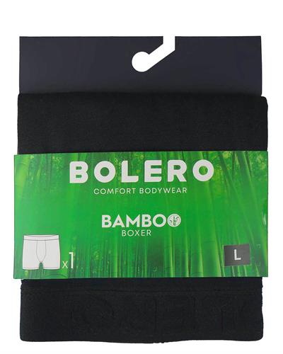 Erkek Bambu Boxer Siyah