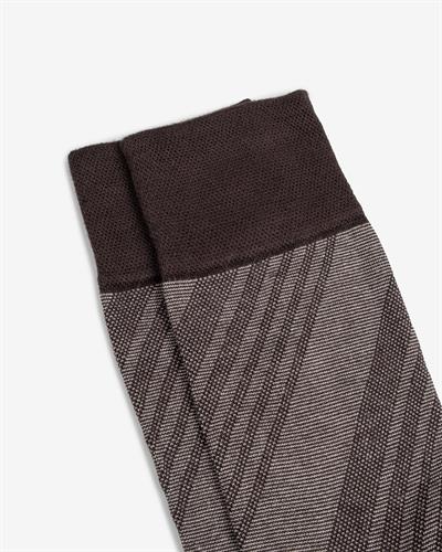 Erkek Premium Dikişsiz Yazlık Bambu Çorap Kahverengi