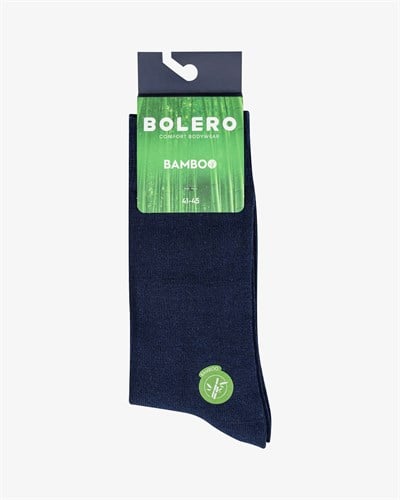 Erkek Dikişsiz Bambu Çorap Lacivert