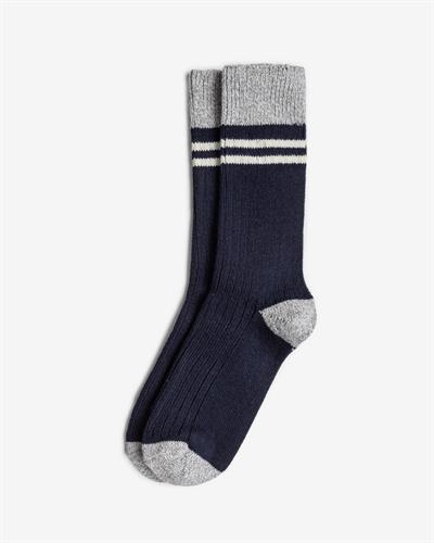 Erkek Fitilli Kışlık Çorap Lacivert