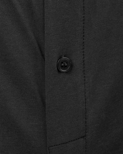 Erkek Havlu Bel Düğmeli Boxer Siyah