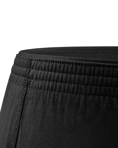 Erkek Havlu Bel Düğmeli Boxer Siyah