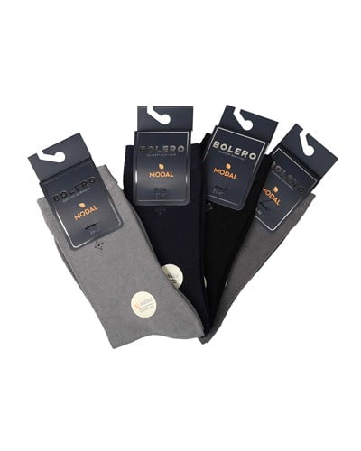 Erkek Premium Dikişsiz 12li Modal Çorap Mix Asorti Noktalı Kare Desen