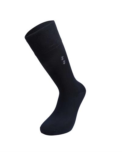 Erkek Premium Dikişsiz Bambu Çorap Lacivert Alt Alta Kare Desen