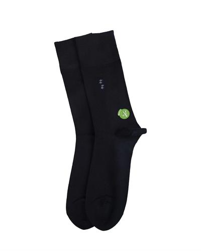 Erkek Premium Dikişsiz Bambu Çorap Lacivert Alt Alta Kare Desen