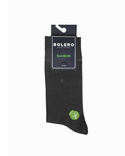 Erkek Premium Dikişsiz Bambu Çorap Füme Çizgi Desen