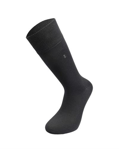 Erkek Premium Dikişsiz Bambu Çorap Füme Üç Çizgi Desen