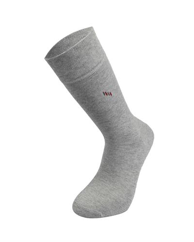 Erkek Premium Dikişsiz Bambu Çorap Gri Merdiven Desen