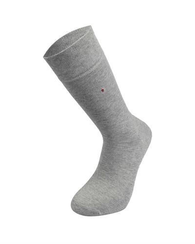 Erkek Premium Dikişsiz Bambu Çorap Gri Simetri Desen