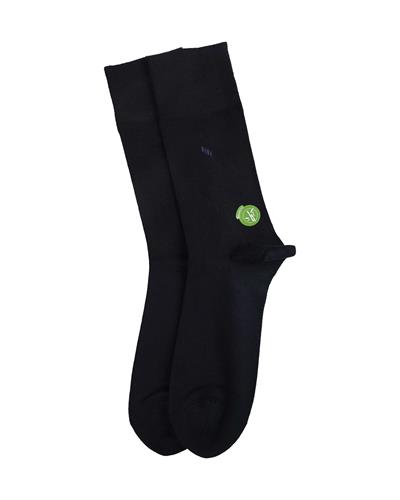 Erkek Premium Dikişsiz Bambu Çorap Lacivert Merdiven Desen