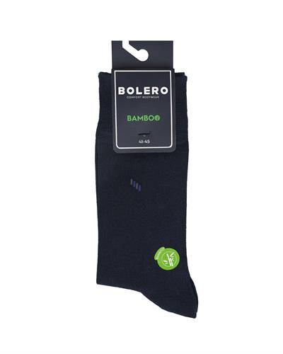 Erkek Premium Dikişsiz Bambu Çorap Lacivert Merdiven Desen