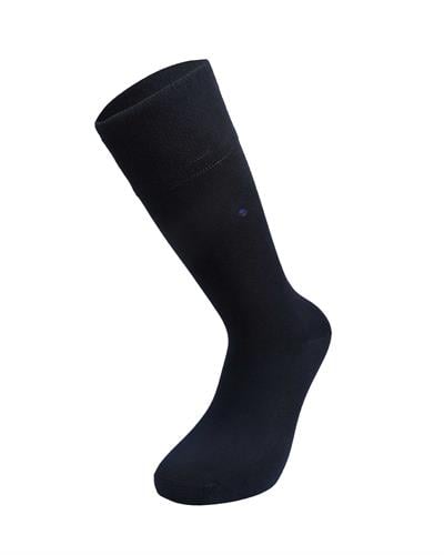 Erkek Premium Dikişsiz Bambu Çorap Lacivert Mini Baklava Desen