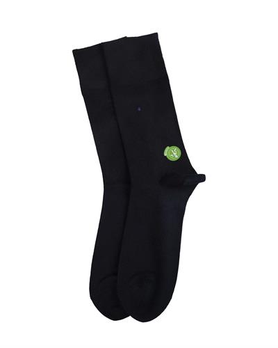 Erkek Premium Dikişsiz Bambu Çorap Lacivert Simetri Desen