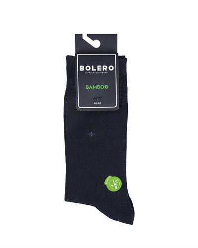 Erkek Premium Dikişsiz Bambu Çorap Lacivert Çizgi Desen