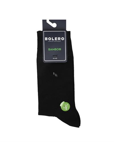 Erkek Premium Dikişsiz Bambu Çorap Siyah Merdiven Desen