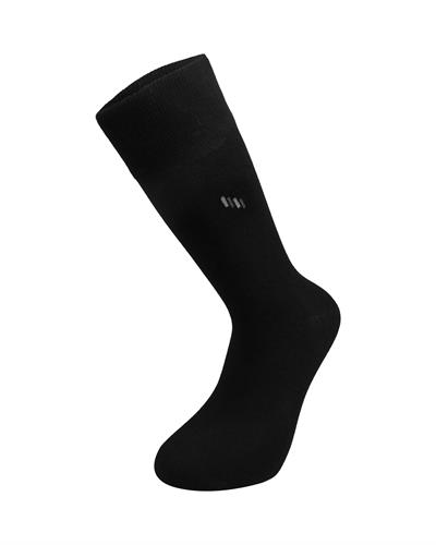 Erkek Premium Dikişsiz Bambu Çorap Siyah Merdiven Desen